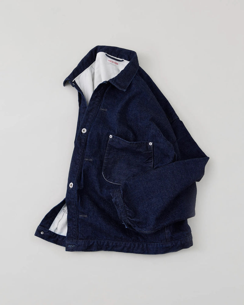 NN-2502B16 I.MCCREADY 14OZ DENIM TRUCKER JACKET