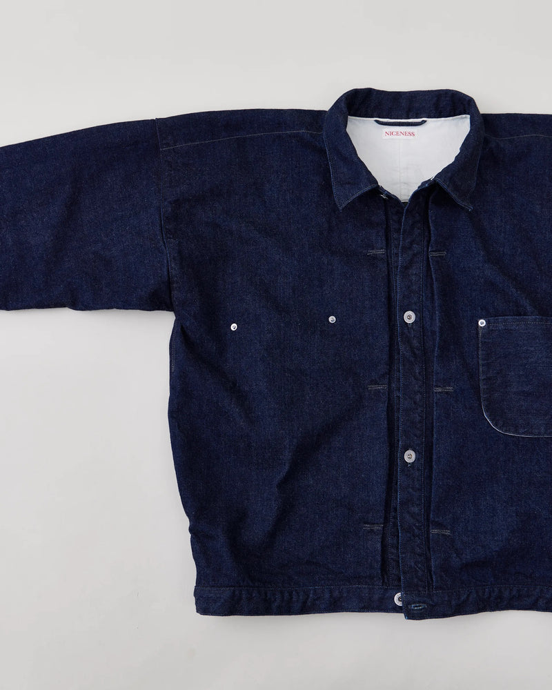 NN-2502B16 I.MCCREADY 14OZ DENIM TRUCKER JACKET