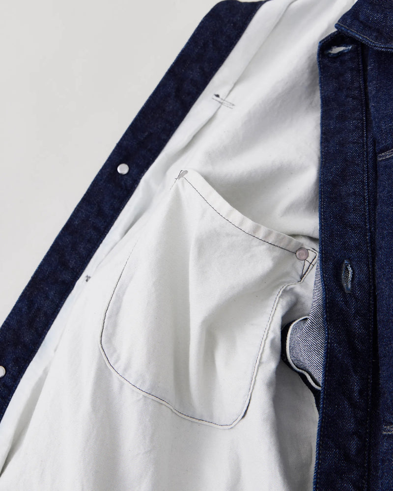 NN-2502B16 I.MCCREADY 14OZ DENIM TRUCKER JACKET