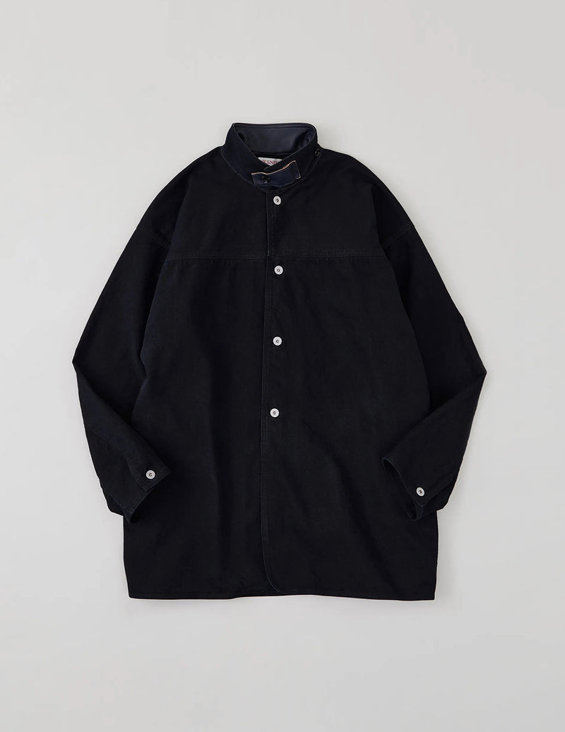 NN-2504C16 D.VEDDER OVERDYED DENIM CHORE COAT