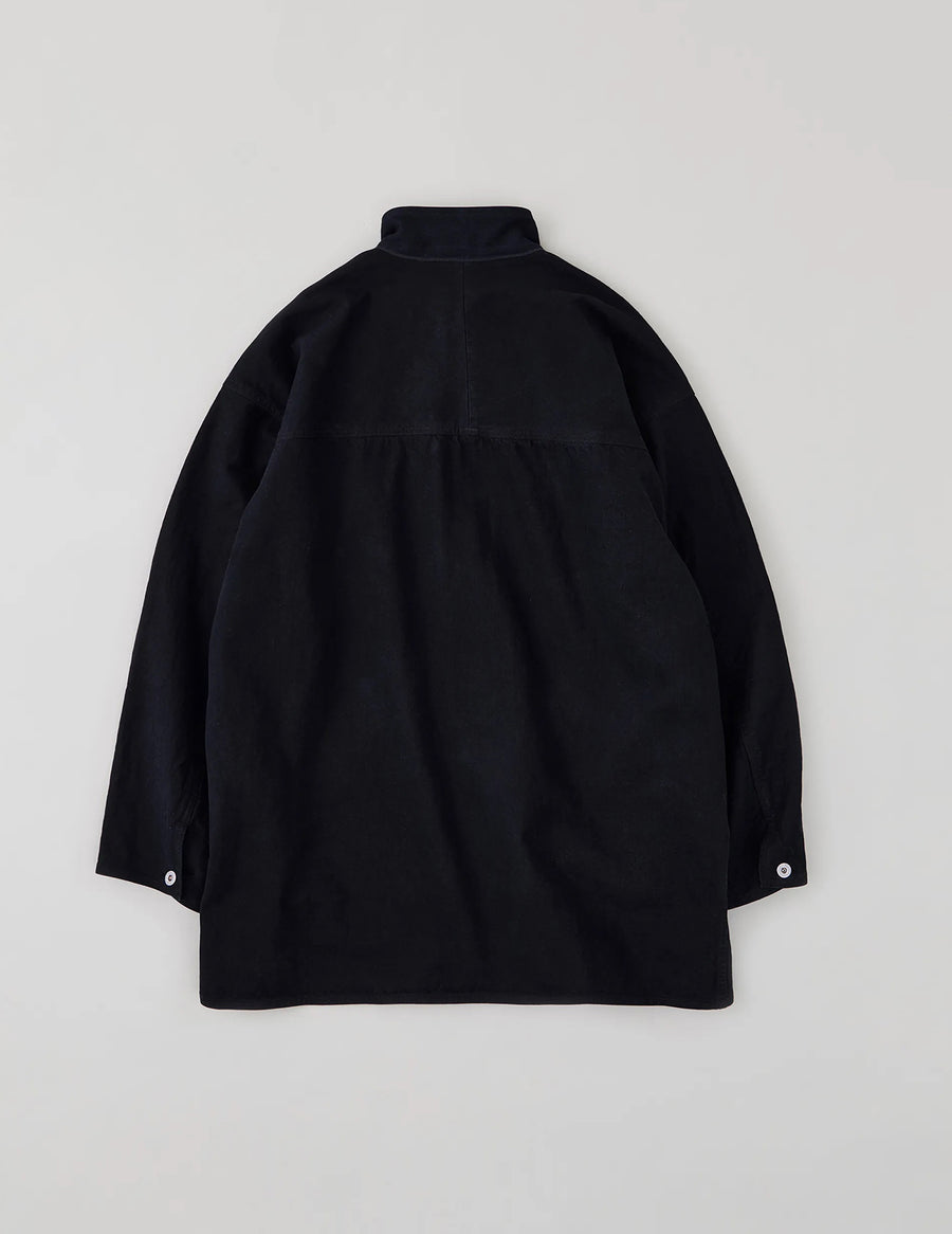 NN-2504C16 D.VEDDER OVERDYED DENIM CHORE COAT