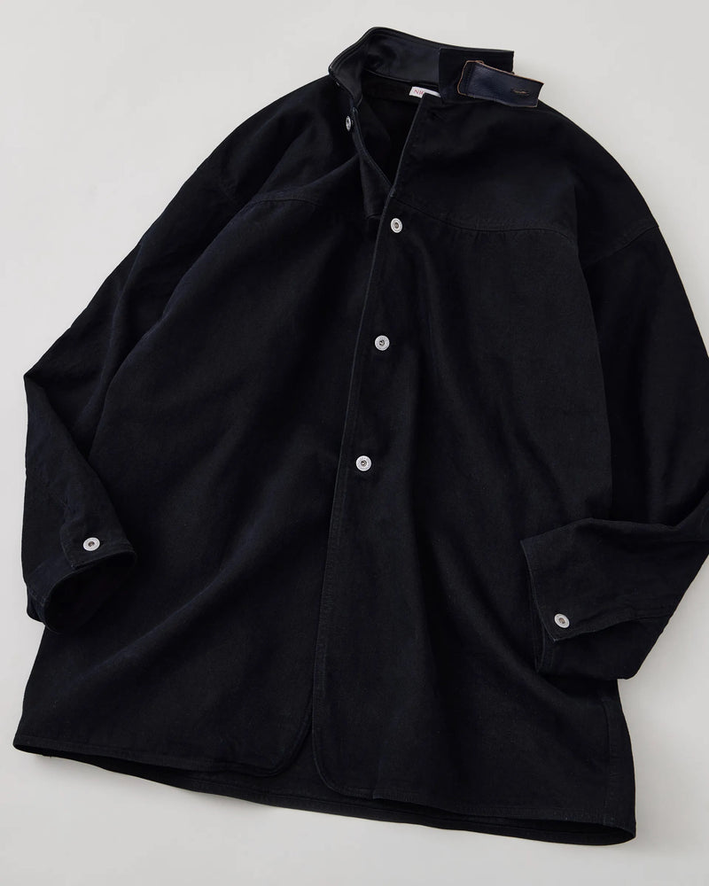 NN-2504C16 D.VEDDER OVERDYED DENIM CHORE COAT