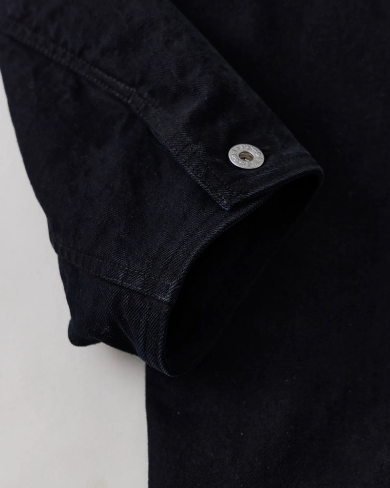 NN-2504C16 D.VEDDER OVERDYED DENIM CHORE COAT