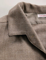 NN-2602Y18 O.ROMEO DOUBLE POCKET WOOL SAXONY DRESS SHIRT