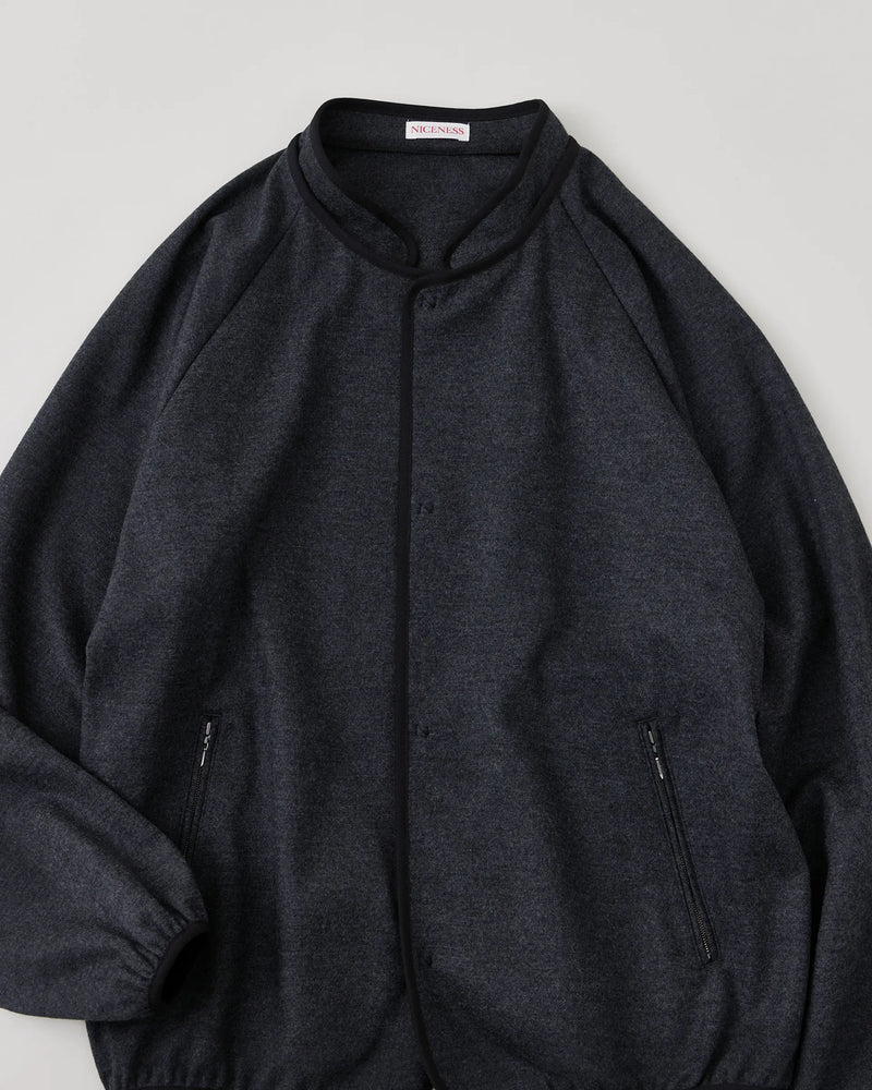 NN-4201J16 SADE 120S WOOL JERSEY PIPING JACKET