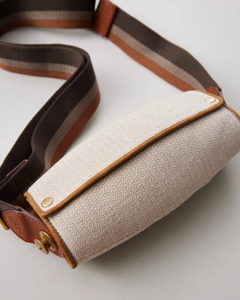 NN-4203L15 F.BALIN GLASS BAG - HERRINGBONE