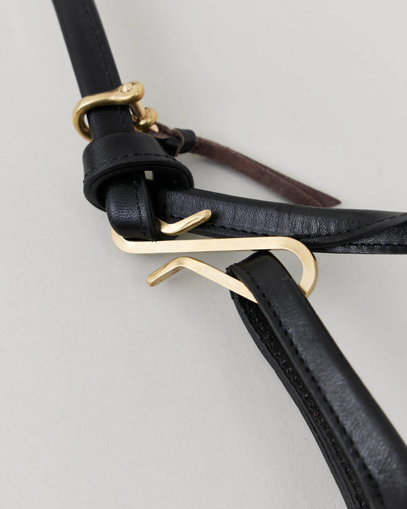 NN-4602A16 U.LOWE BROWN CORE LAMB LEATHER SHOULDER STRAP BAG