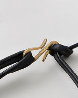 NN-4604A16 U.LOWE-PETIT BROWN CORE LAMB LEATHER SHOULDER STRAP BAG SMALL