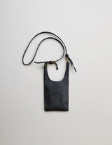 NN-3703A17 LOWE-PETIT HORSE LEATHER SHOULDER STRAP BAG SMALL