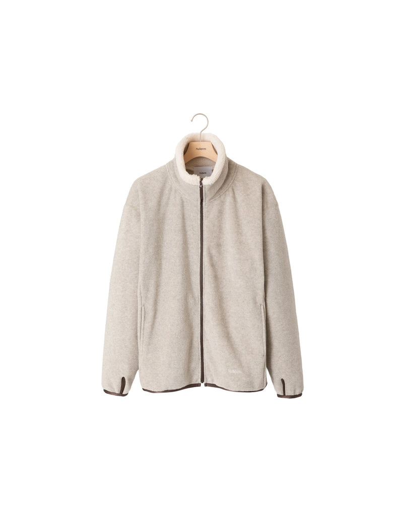 001TT-023W BOA COLLAR FLEECE BLOUSON