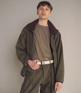 001TT-023W BOA COLLAR FLEECE BLOUSON