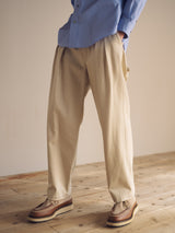 002PT-023W TWO TUCK WIDE TROUSERS