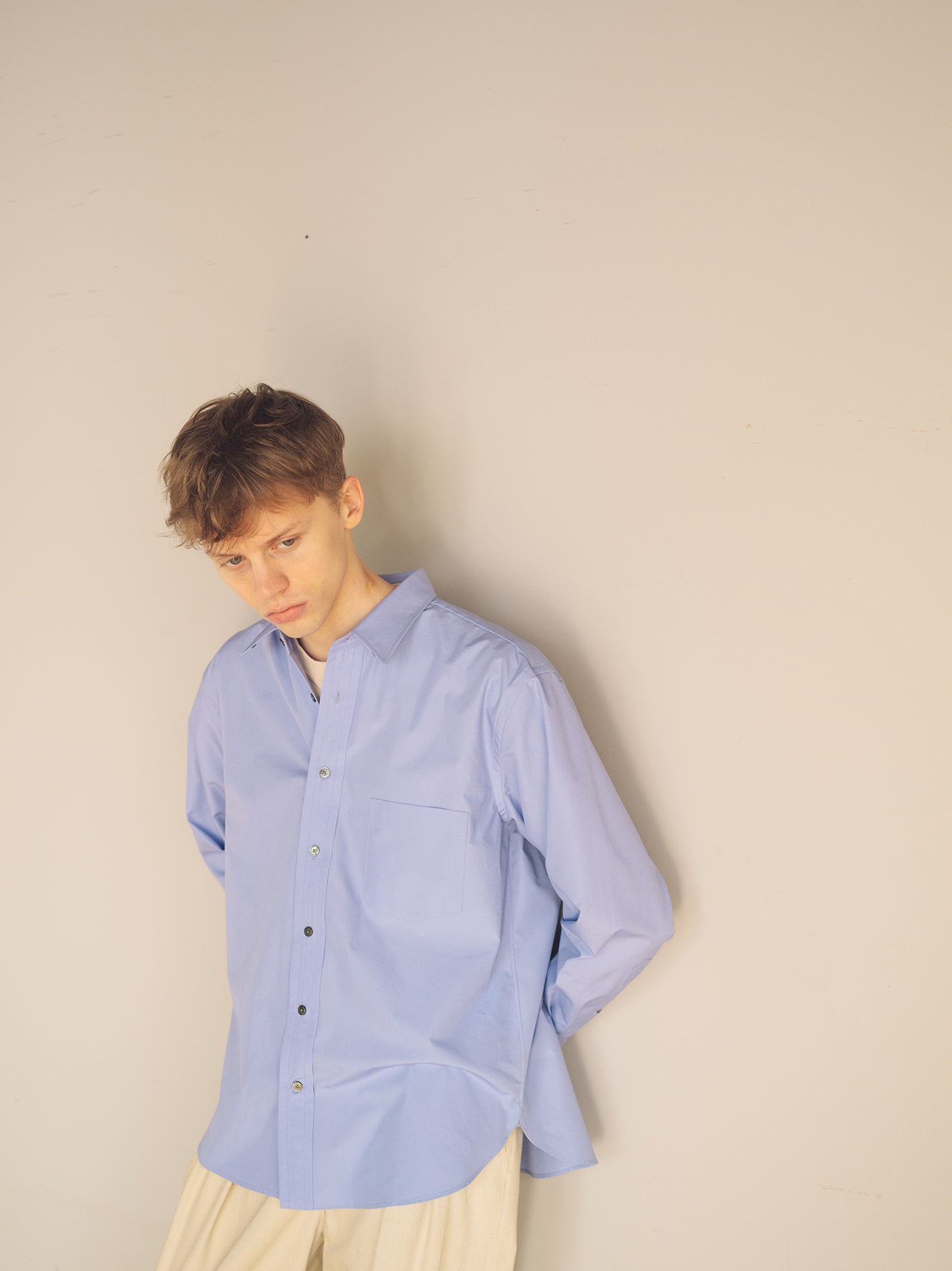 NUTERM 004SH-023W MARK REGULAR COLLAR SHIRTS – hideandseekStore