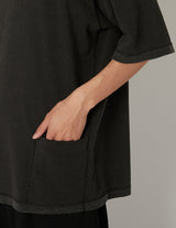 PCS12 C/W PLATING GARMENT DYED T-SHIRT