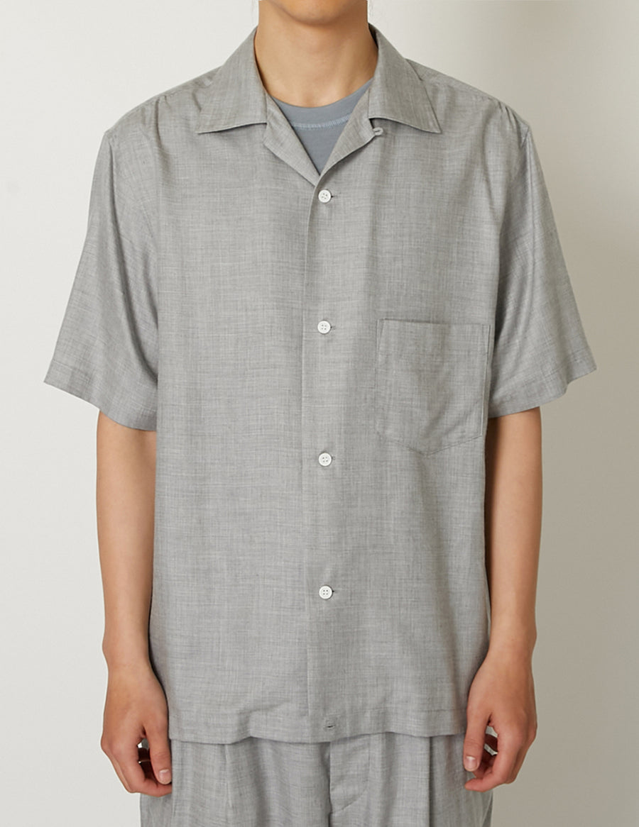 PSH05 OPEN COLLAR SHORT SLEEVE SHIRT