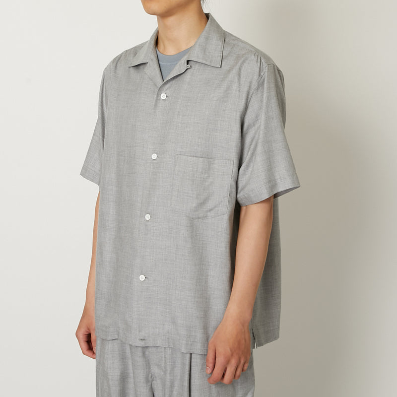 PSH05 OPEN COLLAR SHORT SLEEVE SHIRT