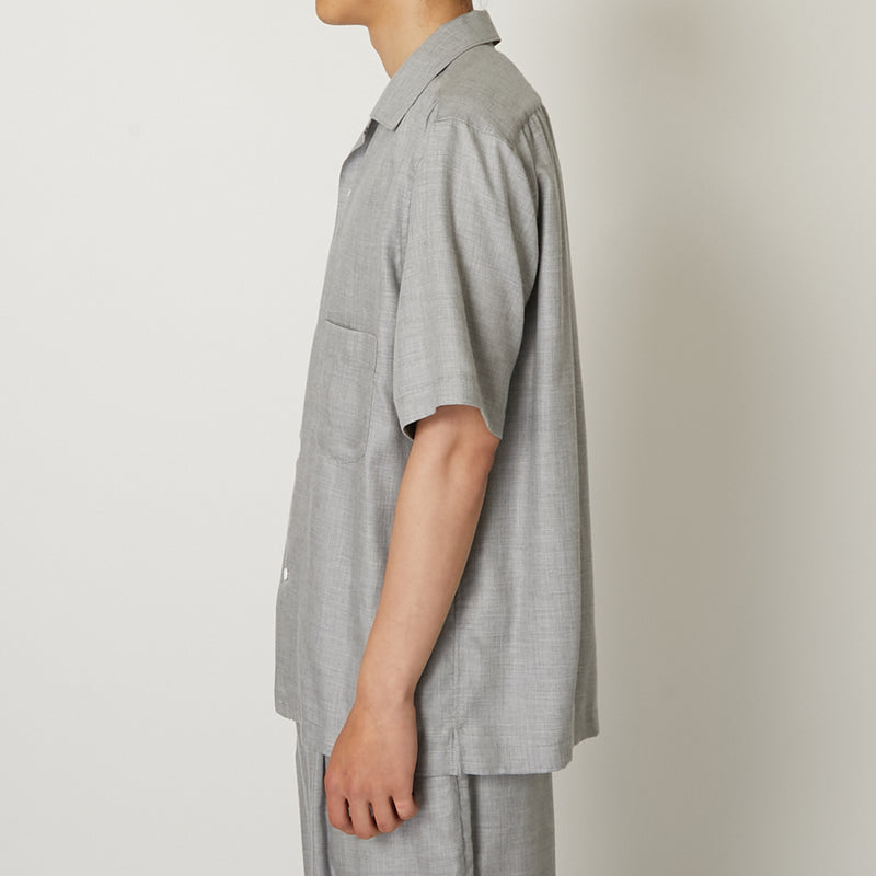 PSH05 OPEN COLLAR SHORT SLEEVE SHIRT