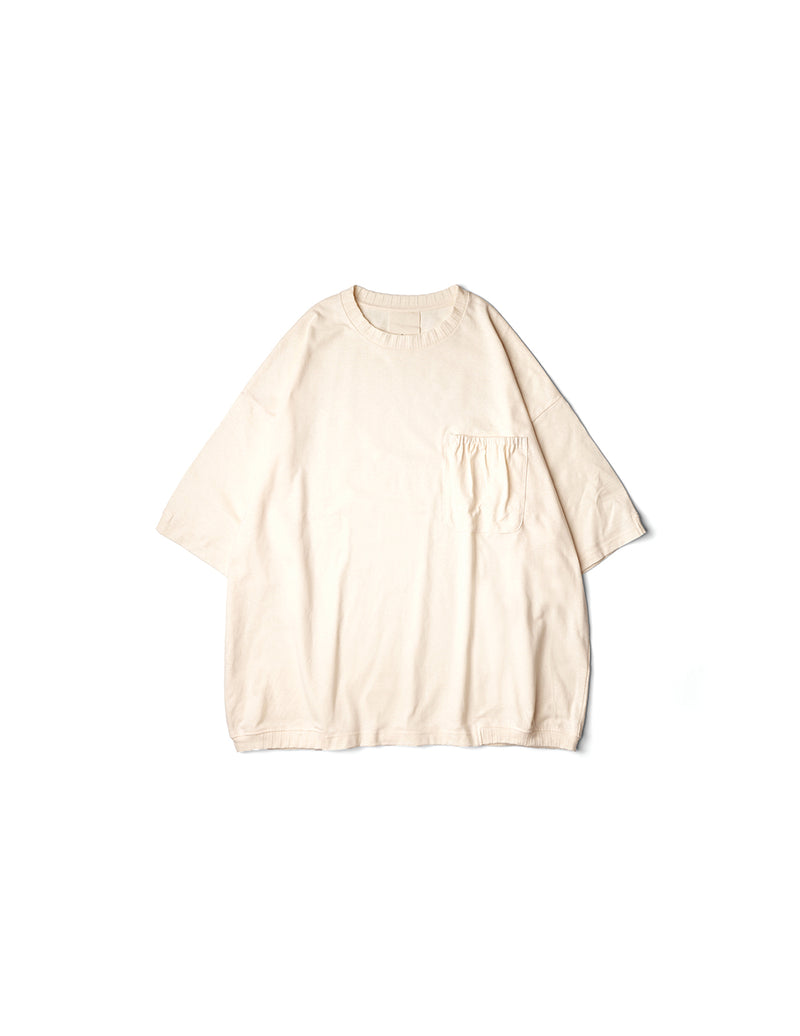 RE23SS-CU02 GATHER POCKET TEE