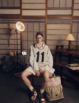 RESH-028 WRIST PATCH WIDE SHIRT "STRIPE"