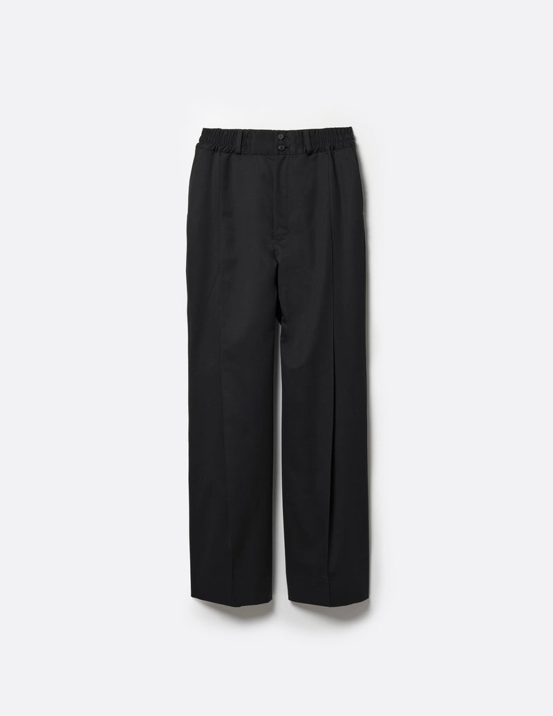 S121407 SUPER140 PINTUCK BAGGY EASY TROUSERS