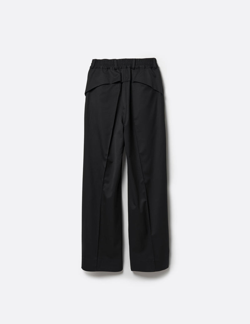 S121407 SUPER140 PINTUCK BAGGY EASY TROUSERS