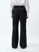 S121407 SUPER140 PINTUCK BAGGY EASY TROUSERS