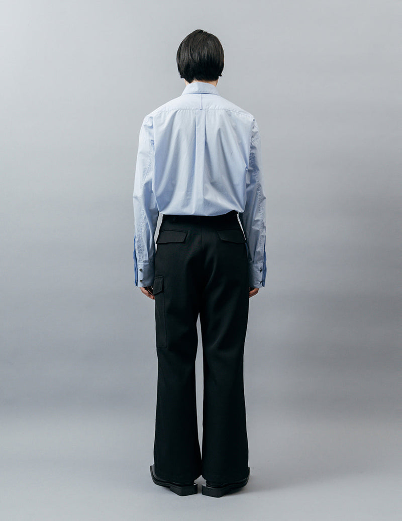 S121412 HEAVY WOOL GABARDINE GURKHA CARGO PANTS