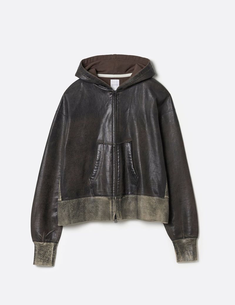 S141114 CRACKING COATED PARKA