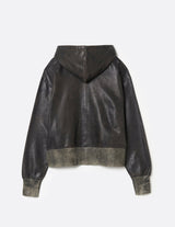 S141114 CRACKING COATED PARKA