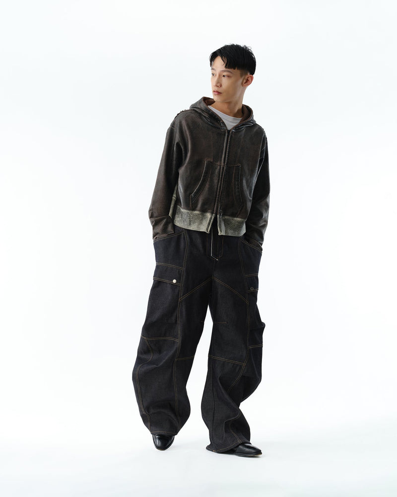 S141114 CRACKING COATED PARKA