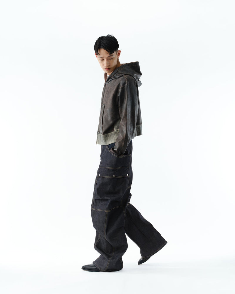 S141114 CRACKING COATED PARKA