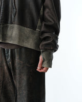 S141114 CRACKING COATED PARKA