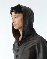 S141114 CRACKING COATED PARKA