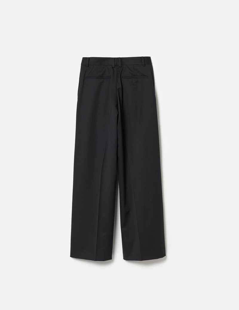 S141412 SUPER140 3TUCK BAGGY TROUSERS