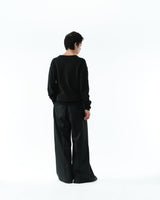S141412 SUPER140 3TUCK BAGGY TROUSERS