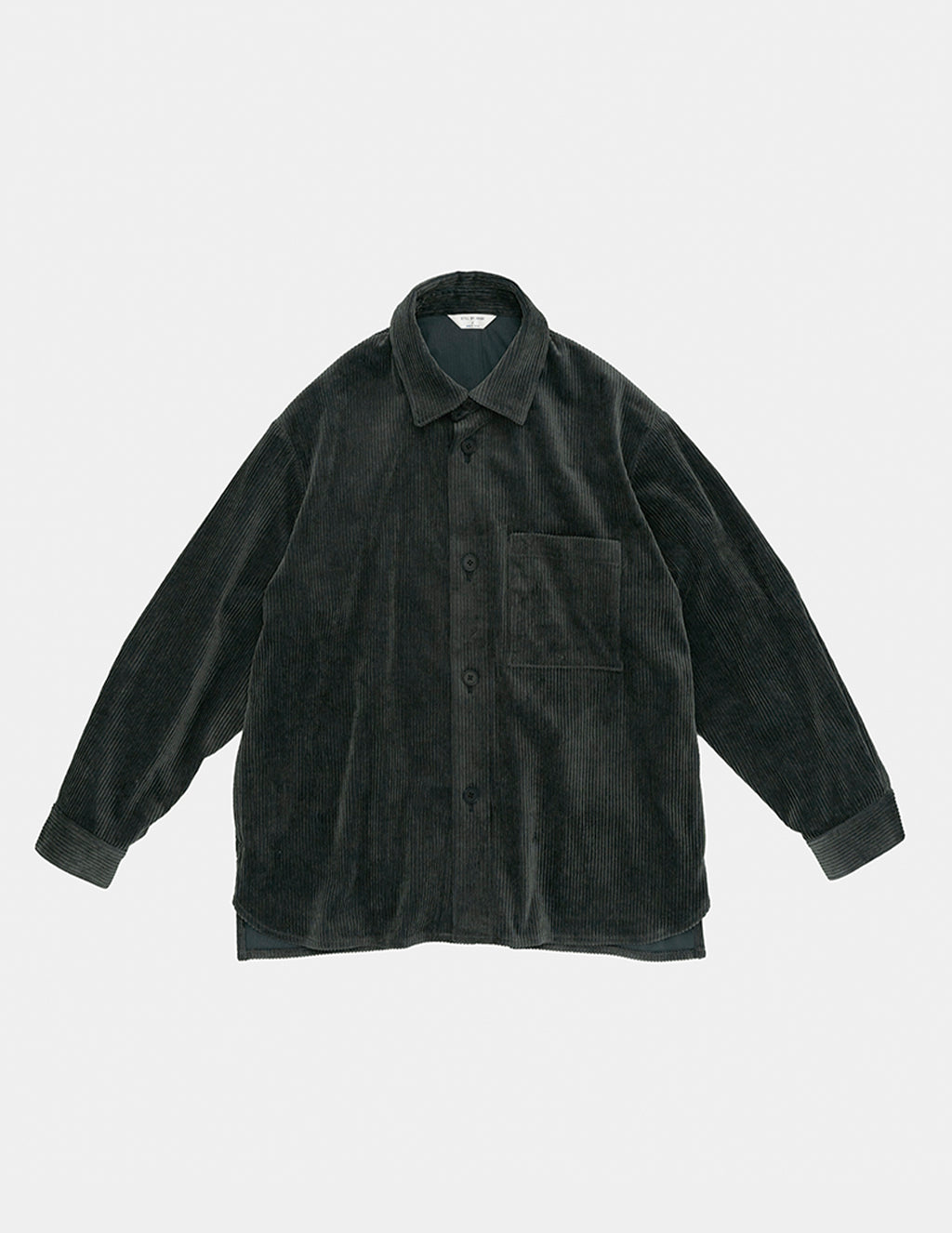 STILL BY HAND BL02253 CORDUROY SHIRT JACKET – hideandseekStore