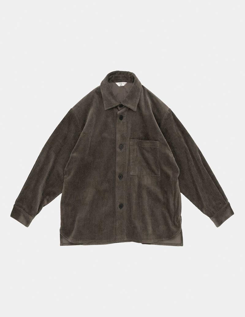 STILL BY HAND BL02253 CORDUROY SHIRT JACKET – hideandseekStore