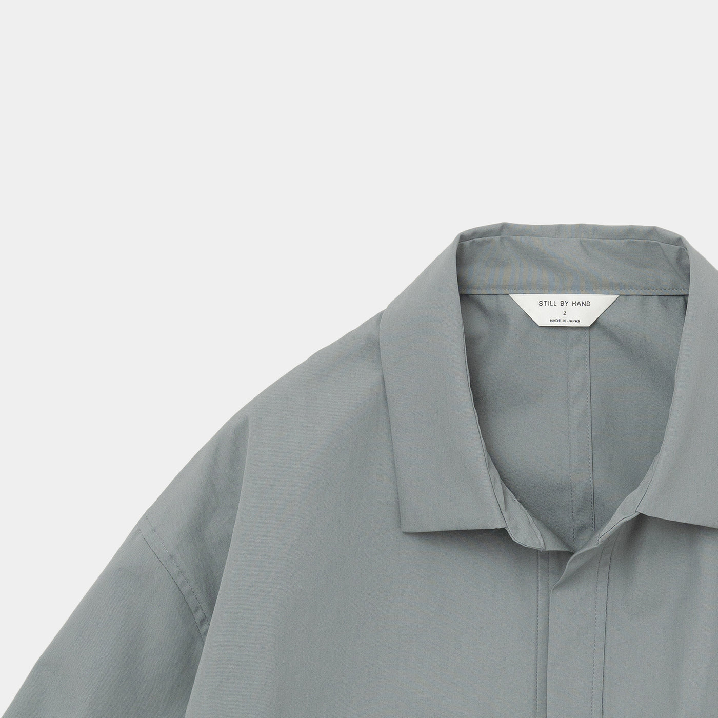 STILL BY HAND BL04241 BUTTONLESS OVER SHIRT – hideandseekStore
