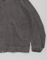 BL05261 PIGMENT PRINT ZIP UP BLOUSON