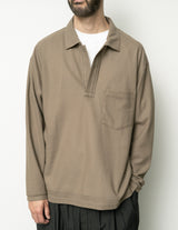 CS08261 MOSS STITCH SKIPPER SHIRT