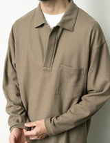CS08261 MOSS STITCH SKIPPER SHIRT