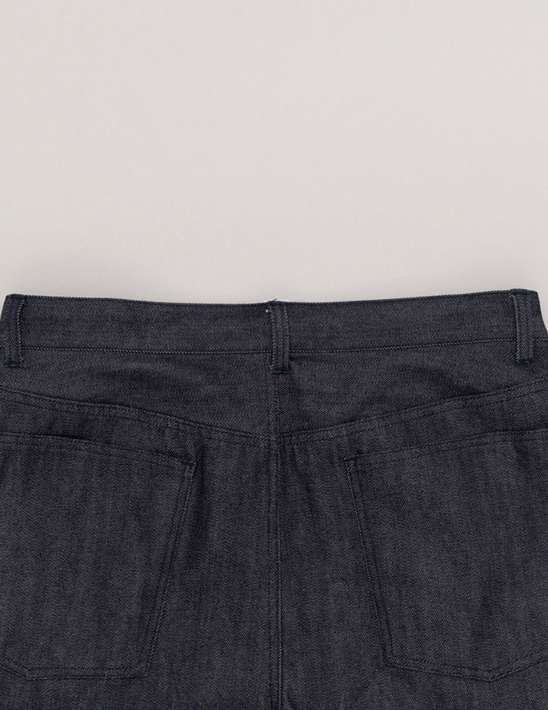 STILL BY HAND DN01253 DEEP TUCK WIDE DENIM PANTS – hideandseekStore