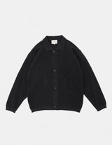 KN01261 PAPER MIXED KNITTED BLOUSON