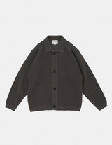 KN01261 PAPER MIXED KNITTED BLOUSON