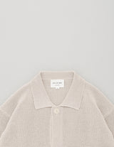 KN01261 PAPER MIXED KNITTED BLOUSON