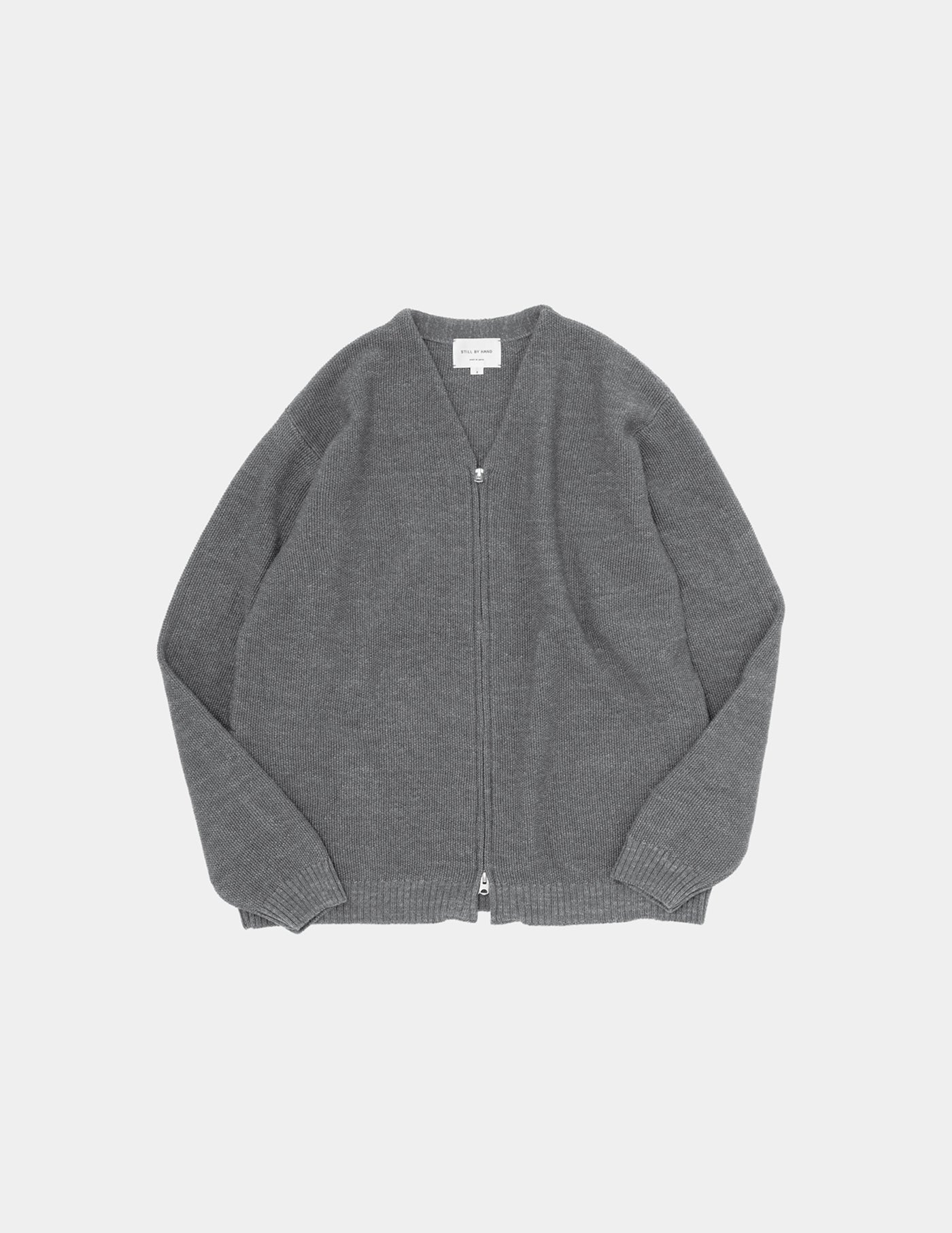 ジャケットその他 HUECLOSET hachi Woolround Cardigan SE203 HUAHUA Women's Long Sleeve Open Cardigan Solid Lightweight