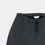 PT02233 ZIPPED HEM NYLON PANTS