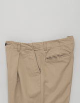 PT02261 SELVEDGE 1 PLEAT PANTS