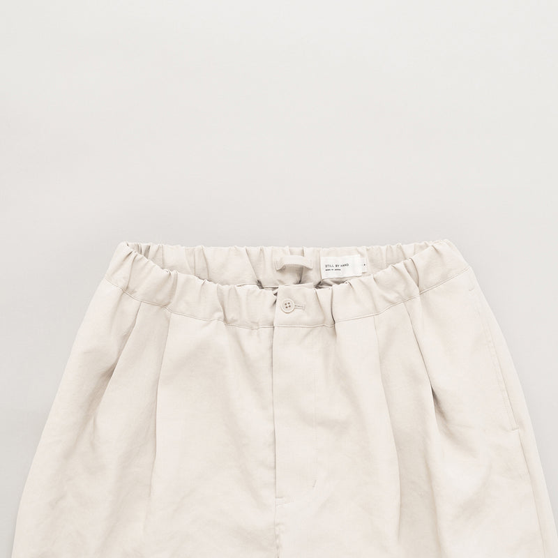 PT04251 2TUCK POLYESTER PANTS