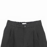 PT07252 LINEN WIDE TAPERED PANTS